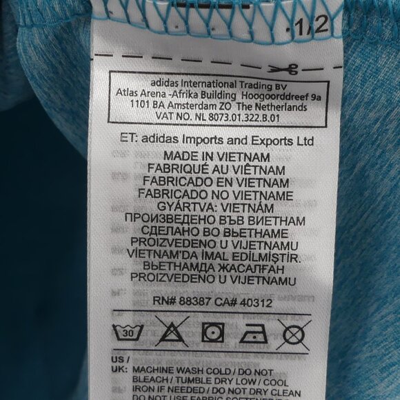 NWT ADIDAS Women’s 2XL Ultimate 365 Heather Blue Polo Shirt UPF 50 - Picture 5 of 8
